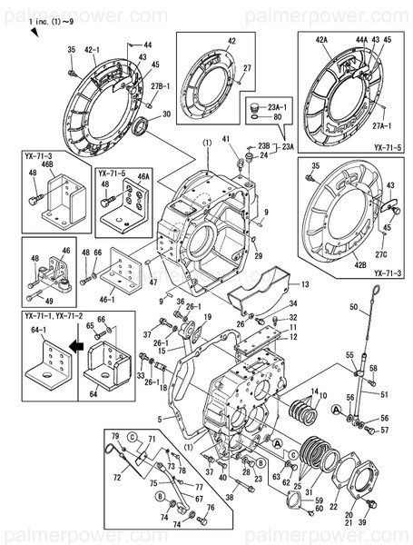 Order YANMAR 177561-02220 Foot, Mounting