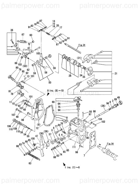 Order YANMAR 124410-61940 Bolt, Control