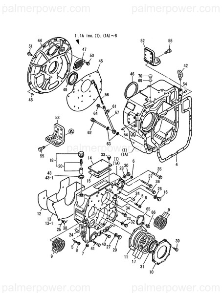 Order YANMAR 177055-02050 Flange, Mounting