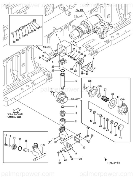 Order YANMAR 43255-103080 Cap, Safety Valve