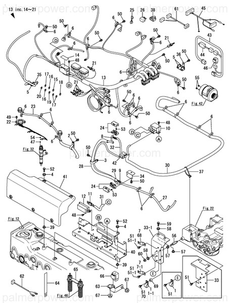 Order YANMAR 127677-77980 Harness, Wire