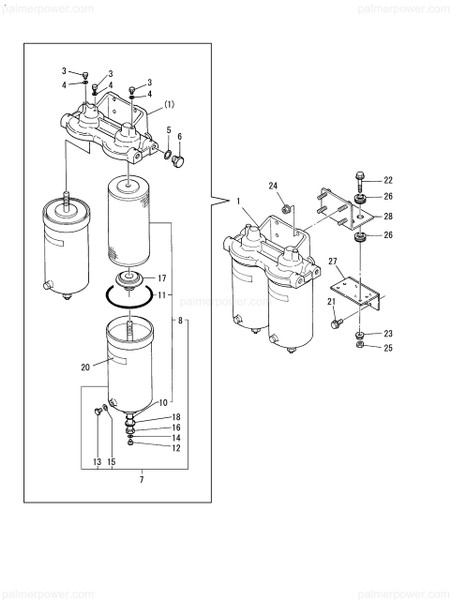 Order YANMAR 126683-55551 Support