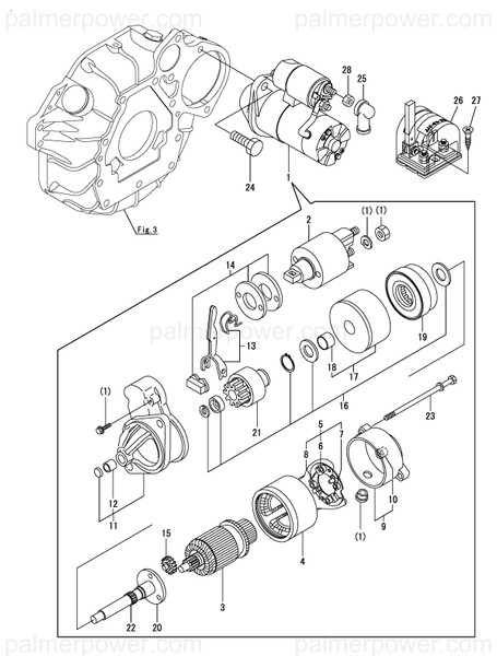 Order YANMAR 129670-77030 Cover, Terminal B