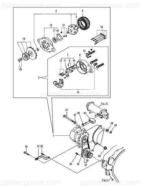 Order YANMAR 120325-77300 Adjuster, Belt