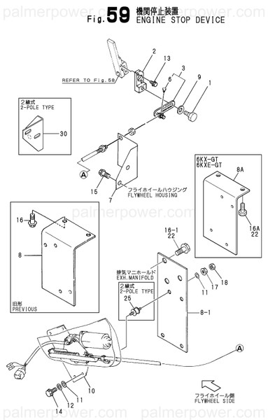 Order YANMAR 42215-581820 Bracket