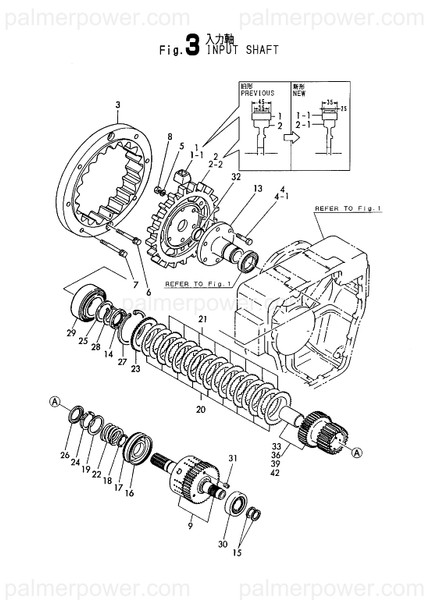 Order YANMAR 24142-303130 Bearing, 30313H