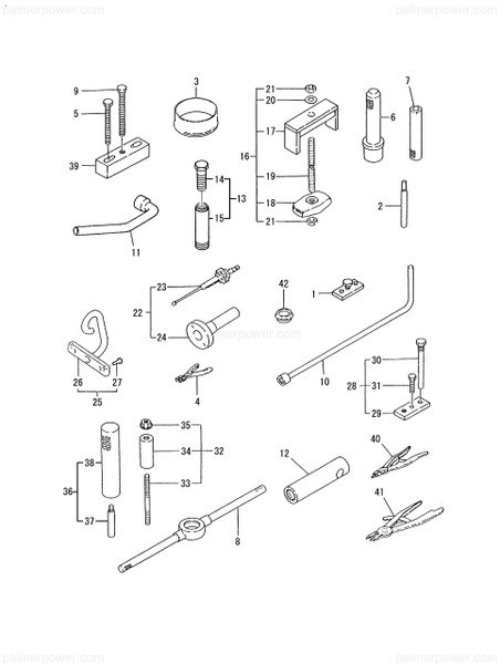 Order YANMAR 126650-92830 Tool Assy