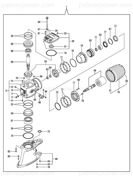 Order YANMAR 196323-04151 Gear Set, Upper
