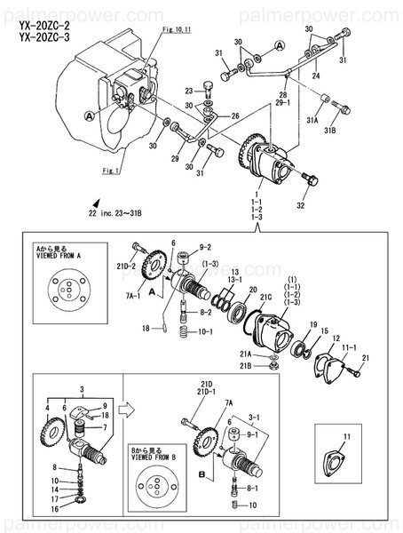 Order YANMAR 177561-07100 Spacer, 10Axsch80