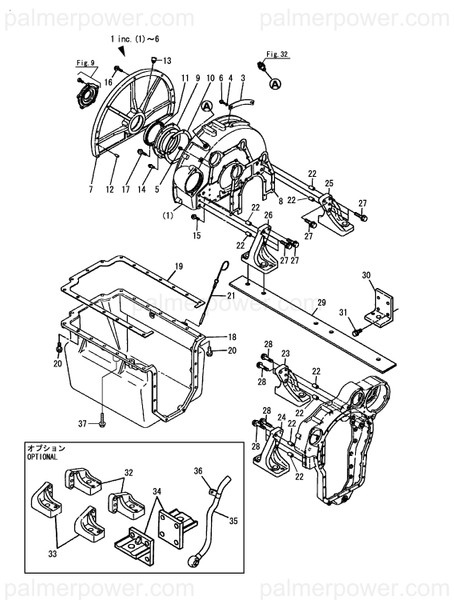 Order YANMAR 120323-01980 Foot, Mounting
