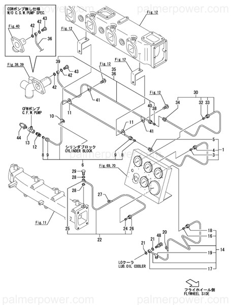 Order YANMAR 126443-91060 Pipe, Gauge