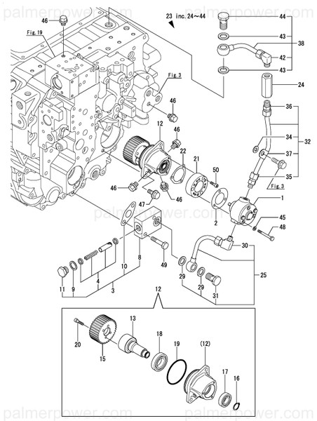 Order YANMAR 177510-07350 Pipe Assy