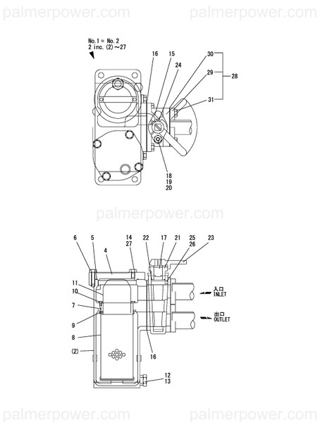 Order YANMAR 26111-160402 Bolt, M16X 40