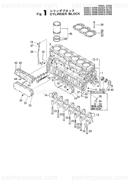 Order YANMAR 124460-44850 Stud
