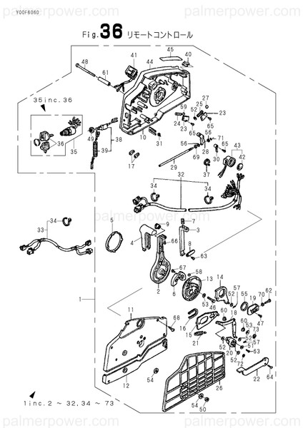 Order YANMAR 182001-30570 Spacer, Cable Clamp
