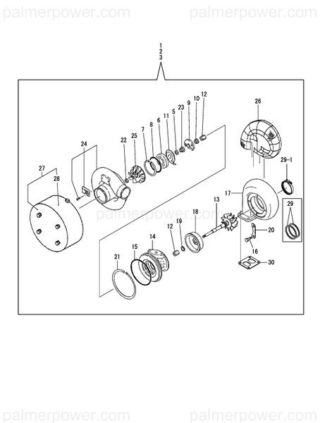 Order YANMAR 127652-18790 Wheel, Compressor
