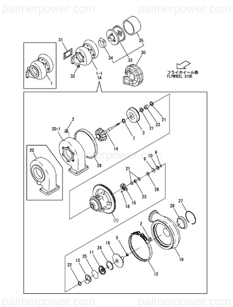 Order YANMAR 127881-18500 Cleaner Assy, Air