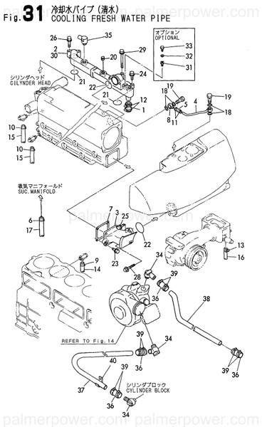 Order YANMAR 127675-49380 Pipe, Water