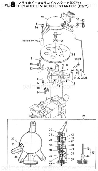Order YANMAR 120270-76280 Rubber, Seal