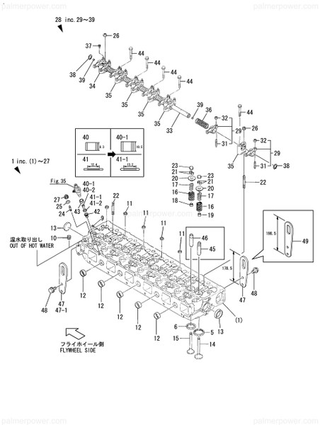 Order YANMAR 119595-11870 Insulator