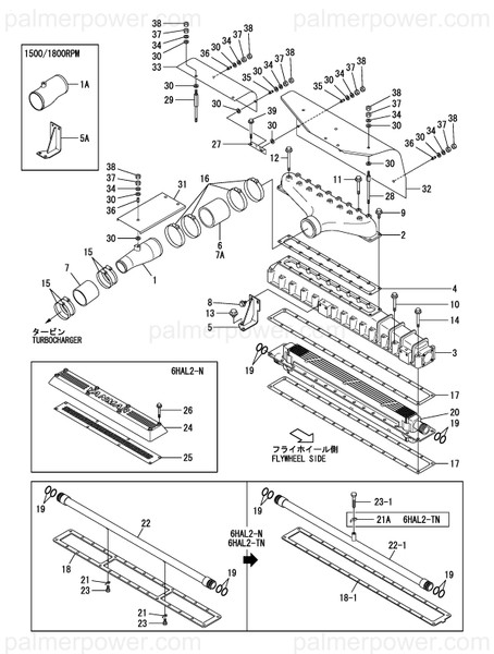 Order YANMAR 126672-18921 Cover, B