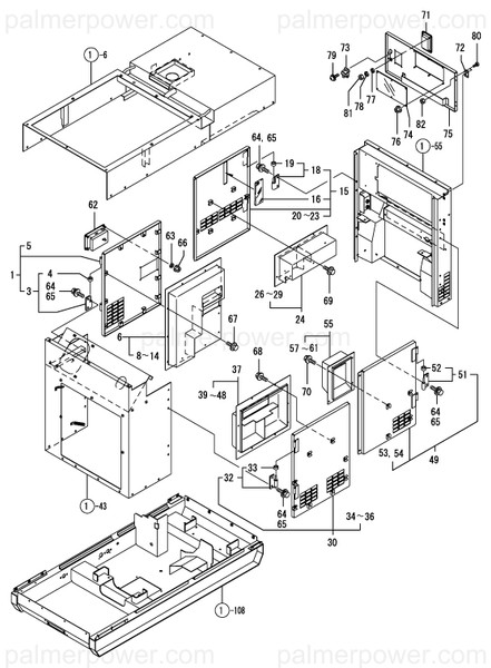 Order YANMAR 184014-02340 Door Assy