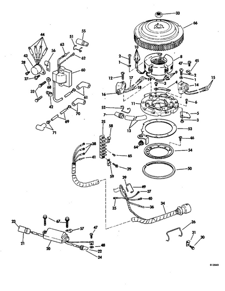 EVINRUDE-JOHNSON 391225 . Plate & Sleeve Assy.
