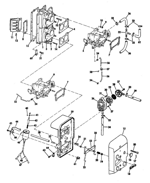 EVINRUDE-JOHNSON 981185 Screw, Cover To Base