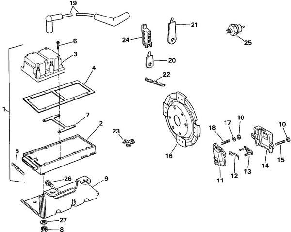 EVINRUDE-JOHNSON 986227 Lead, Cylinder #4