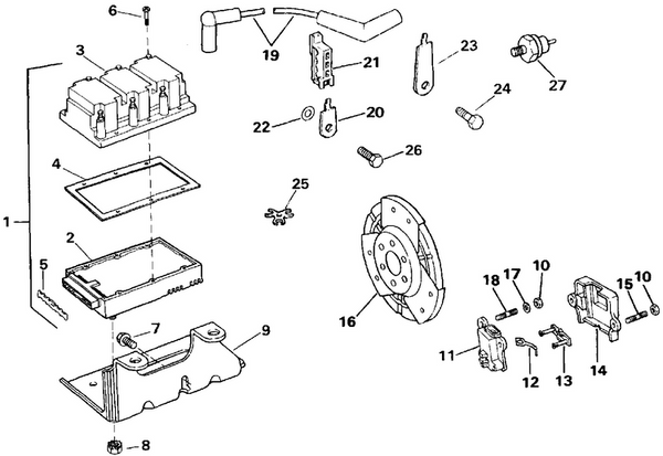 EVINRUDE-JOHNSON 986854 Lead, Cylinder #2