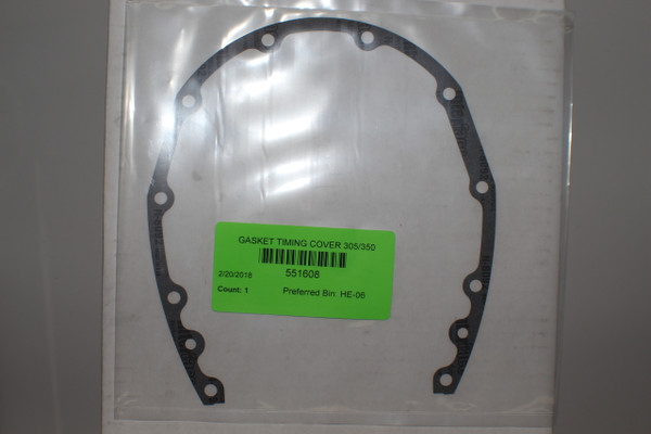 INDMAR 551608 GASKET TIMING COVER 305/350 steel cover