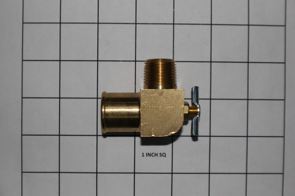 INDMAR 605107 FITTING 1/2 x 1 EL BRASS W/VE