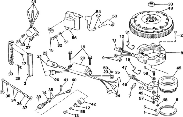 EVINRUDE-JOHNSON 582537 Power Pack