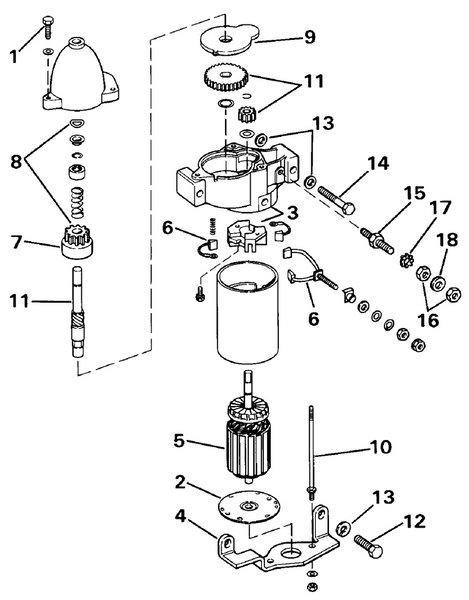 EVINRUDE-JOHNSON 5000333 Kit Assy., Drive Gear