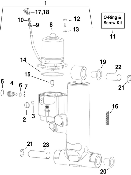 EVINRUDE-JOHNSON 5006319 Motor & Motor O-Ring Kit