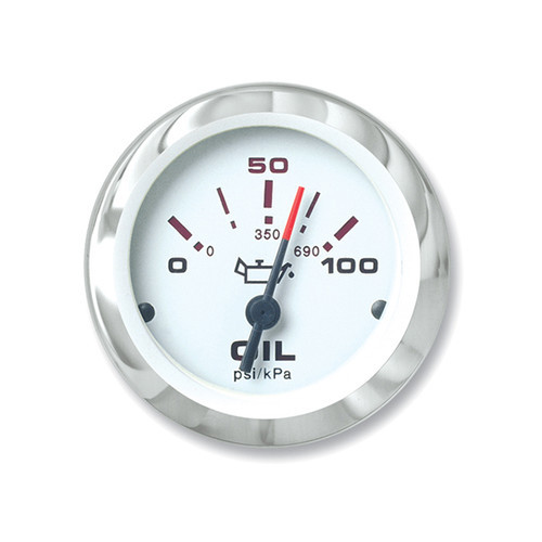 SIERRA 65498P Lido Series Oil Pressure Gauge