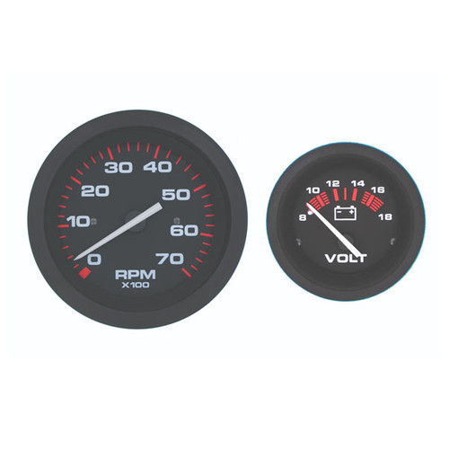 SIERRA 69721P Amega Series OB Twin Engine Gauge Kit