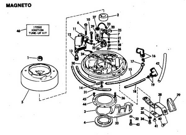 EVINRUDE-JOHNSON 301736 Washer