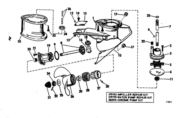 EVINRUDE-JOHNSON 310257 Gasket 5 Inch Longer Parts
