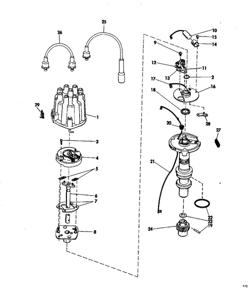 EVINRUDE-JOHNSON 311720 Screw And Lockwahser