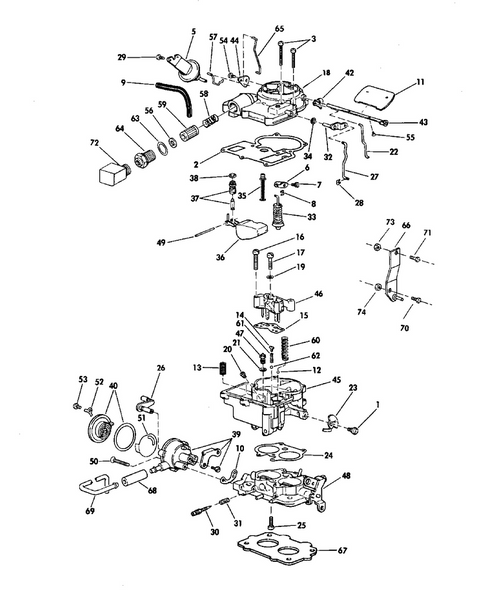 EVINRUDE-JOHNSON 312421 Clip, Pump Stem