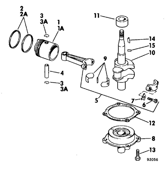 EVINRUDE-JOHNSON 314315 Gasket Housing