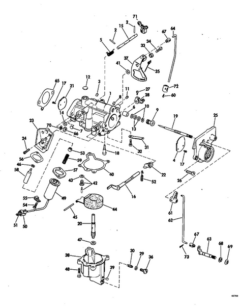 EVINRUDE-JOHNSON 319938 Throttle Value