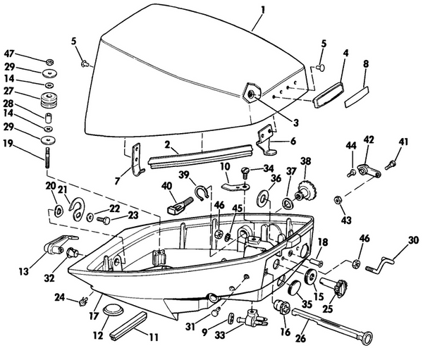EVINRUDE-JOHNSON 321996 Screw, Idle Adjustment