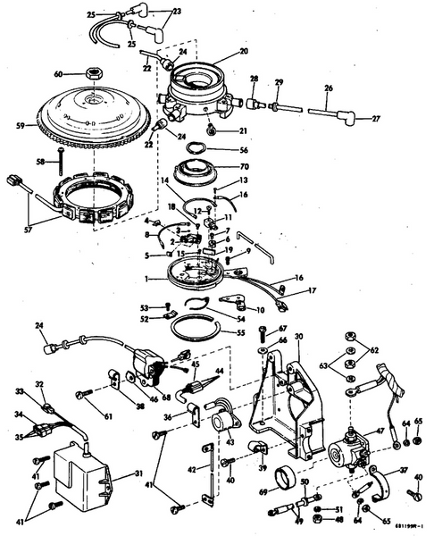 EVINRUDE-JOHNSON 330112 Clamp, Solenoid