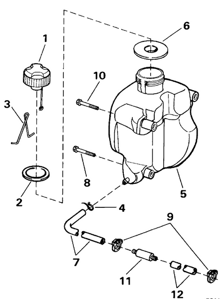 EVINRUDE-JOHNSON 332109 Gasket