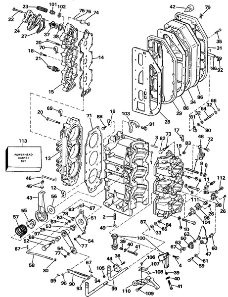 EVINRUDE-JOHNSON 332979 Washer, Relief Valve