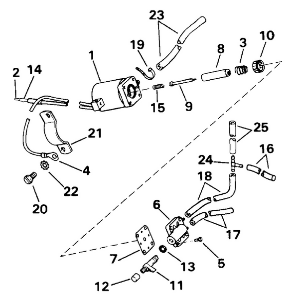 EVINRUDE-JOHNSON 333448 Gasket