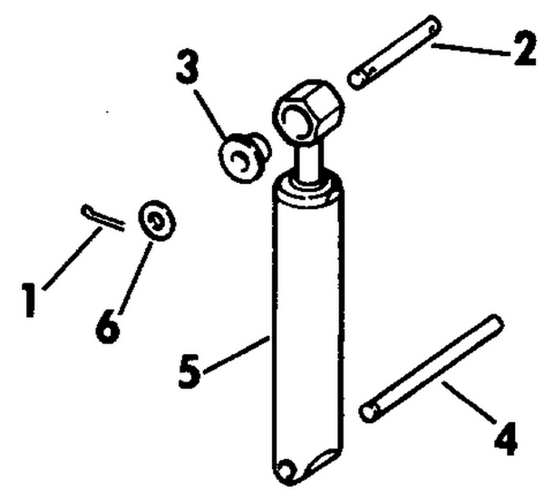 EVINRUDE-JOHNSON 351272 Pin, Upper Pivot