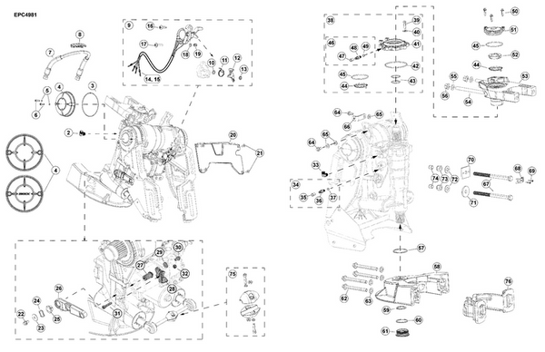 EVINRUDE-JOHNSON 357117 Cover,Crankcase Front | Ground Lead To Swivel Bracket